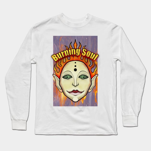 Burning Soul- Creature Long Sleeve T-Shirt by mizaarte